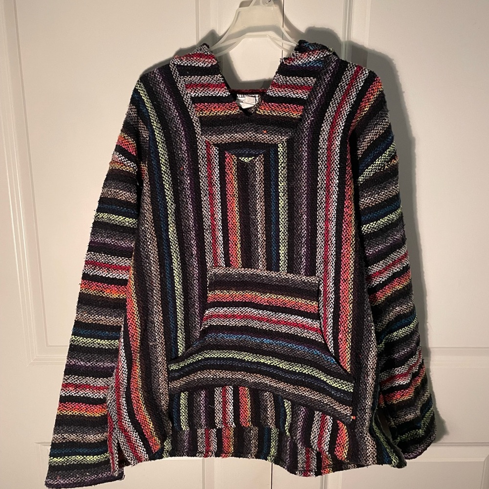 multicolored Baja hoodie